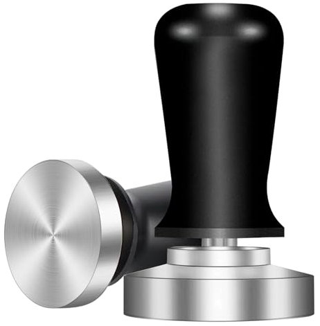Espresso Tamper,53mm Calibrated Coffee Tampers,Espresso Tamper with Stainless Steel Flat Base, Coffee Tamper Fits 53mm Portafilter,Calibrated Coffee Tamper for Espresso Machine.