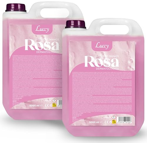 Jabón de Manos Líquido Rosa Floral 10 Litros | jabón Manos para Uso Profesional