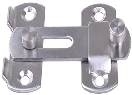 Lock,Chain Locks for Inside Door, Buckle Latch Stainless Steel Sliding Door Chain Lock Safety Tool Window Cabinet Hotel Home Door