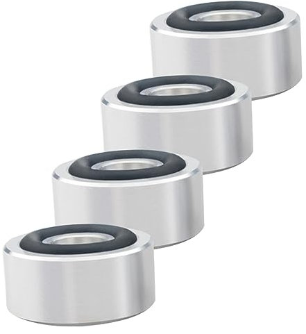 WOONEKY 4pcs Speaker Isolation Feet Speaker Floor Protector Stand Base Isolation Pad for Turntable