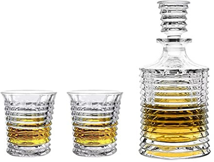 sjdoPulse Vasos De Whisky Vasos De Lujo Escocés Premium De 8 Onzas Idea Amantes del Whisky Escocés Juego De 2/4/6 Vasos De Whisky Antiguos Vasos De Cristalería para Vasos De Ron Bourbon Bar V