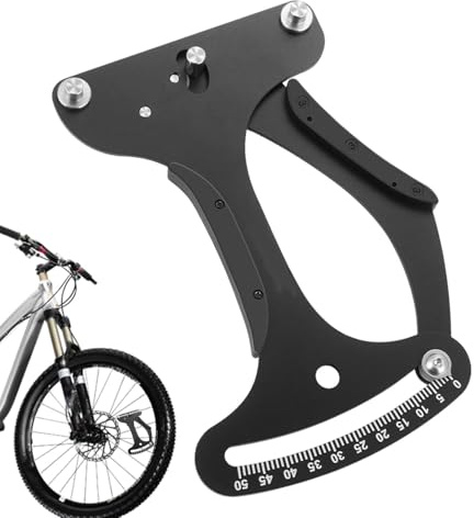 Strumento di calibrazione del misuratore di Tensione Radio,Misuratore di Tensione del Raggio della Ruota - Misuratore di precisione per Il Ciclismo,Strumento Portatile di Riparazione della