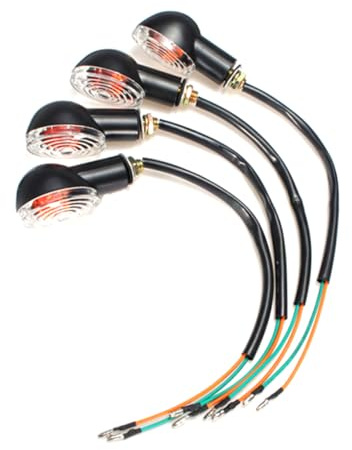 SOLUSTRE 4piezas Señal De Vuelta Luces De Generales Para Motocicleta Mini Intermitentes Luz De Para Apagar El Vehículo