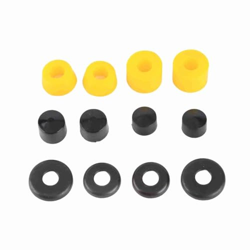 CFTGIW Buje de Skate Bushing ALMAPTING PU 90A Bujes de Reemplazo de para un Patineta de 4 Ruedas Amarillo (Yellow)