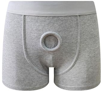 Riismen Donna Lesbiche Boxer con Apertura per Anello del Pene Mutande Erotiche Reggiseno Strapon Intimo Lingerie Sexy