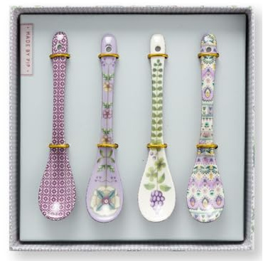 Pip Studio Lily&Lotus Lilac Teelöffel 13cm Set4