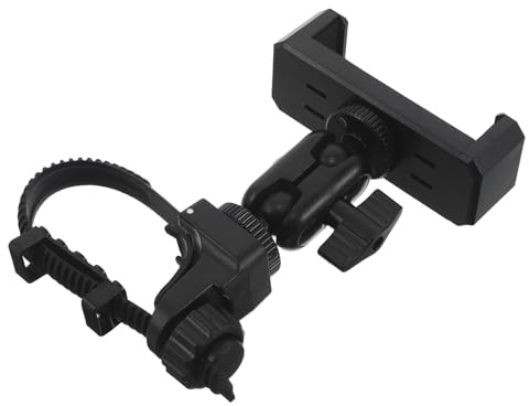 Cabilock Soporte de Teléfono Móvil Ajustable Clip para Instrumentos de Viento de Madera, Soporte para Clarinete y Saxofón Tenor, Atril Portátil para Partituras y Metrónomo, Color Negro,