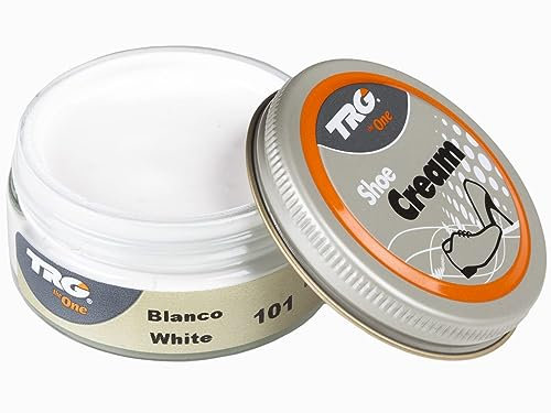 TRG The One Shoe Cream, Creme für Leder und Kunstleder, Weiß (101 White), 50 ml