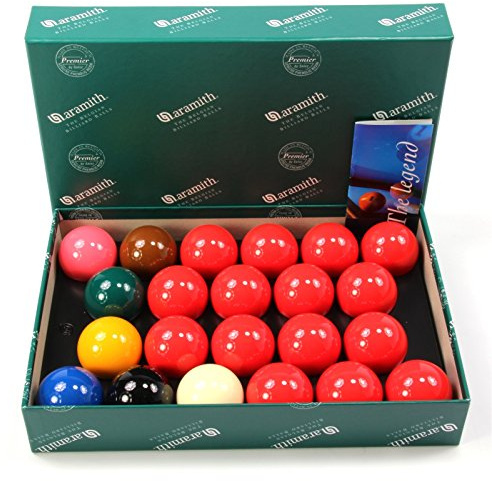 Aramith Aramtih Snooker Juego de Bolas de Billar (5,23 cm)
