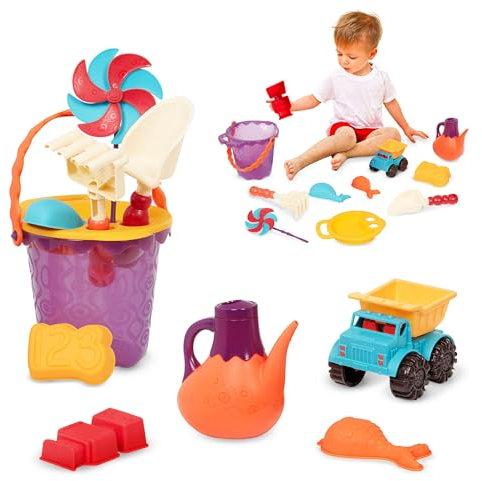 B. Toys 44195 - Ready Beach Bag, Sandspielzeug, Tomato