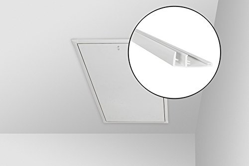 FAKRO - Profils de Finition LXL-PVC - 70x120 - Blancs – Profil de Finition en PVC – Accessoires de Montage pour Escalier Escamotable