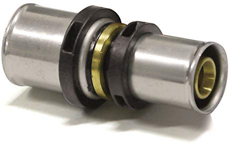 Pipetec Pressfitting, Press-Reduzierung 20x2 - 16x2 PFK2016, DVGW, TH-Profil, Pressfitting