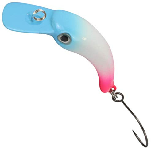 FTM Wobbler Masu 1, 2g 2, 9cm - Forellenwobbler zum Spinnangeln, Miniwobbler zum Forellenangeln, Forellenköder zum Spinnfischen, Farbe:blau/weiß/pink