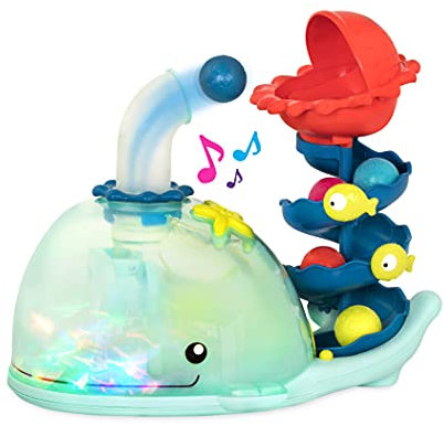 B. toys Babyspielzeug mit Musik, Lichtern und Bällen – Wal Sensorik Spielzeug mit Kugelbahn – Motorikspielzeug ab 9 Monate