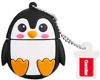 Garrulax Memoria USB, Pendive USB 2.0, Premium Impermeable Cute Animal Silicona 8GB / 16GB / 32GB / 64GB Alta Velocidad Pen Drive Memory Stick Flash Drive Memorias