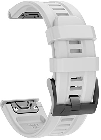 ISABAKE Klockarmband för Fenix 7/Fenix 6/Fenix 5/Forerunner 935/Forerunner 945/Quatix 5-22mm QuickFit Silikon Ersättningsarmband
