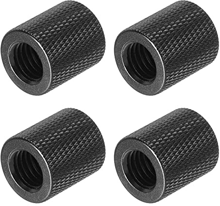 PATIKIL 4Pack Mikrofonstativ Adapter 1/4 bis M10 Buchse Kamera Schraube Gewinde Adapter für Mikrofon Stativständer Schwarz