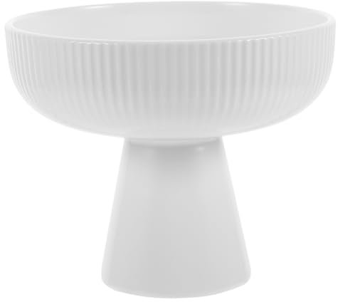 Cabilock Tazón De Helado Tazas De Helado De Postre Tazón De Sopa Pequeño Tazón De Frutas Vasos Yogurtera con Tapa Tazón Elevado Contenedores para Comida Bol Alimento Cerámica Salsa