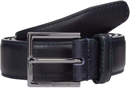 Tommy Hilfiger Herren Hudson Leather 3.0 Am0am13379 Fester Gürtel (1er Pack)