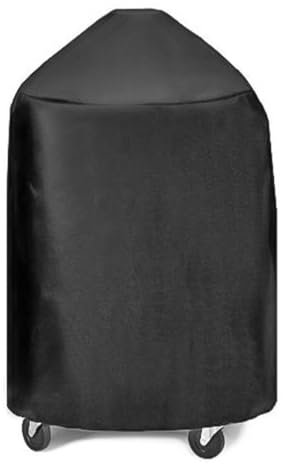 NUZAMAS Copertura per Barbecue a Sfera, 58 x 77 cm, Impermeabile, Rotonda, per Esterni, in Tessuto Oxford Resistente, Resistente ai Raggi UV, per Weber Outback