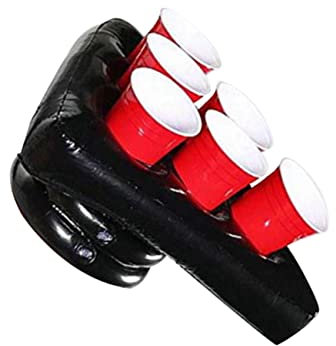 TOYANDONA Aufblasbarer PVC Bierhut Spielhalter Dreieckiges Party-tablett Cartoon Design Halloween Party Spiel Zubehör Für Junge Mädchen Und Erwachsene