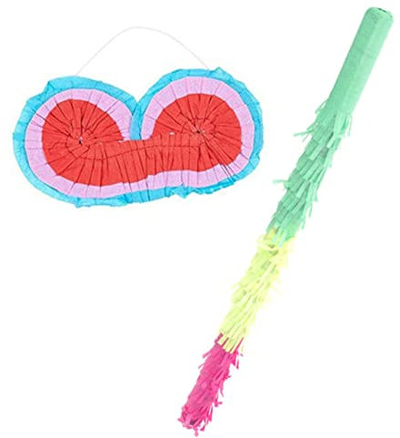 FELTECHELECTR Pinata Stick Für Kinder Bunter Piñata Stab Und Party Brille Geburtstagsparty Dekoration Lustiges Spielzeug Für Feiern Und Festivals 2 Stück