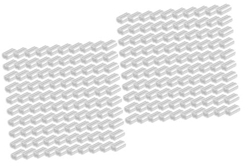 TOKIDNY 200stücke Aluminium Crimp-schlaufe Für Drahtseil Robuste Aluminiumhülsen Für Seilklemmen Einfache Anwendung Für Hochzeits Landwirtschafts Und Angelbedarf
