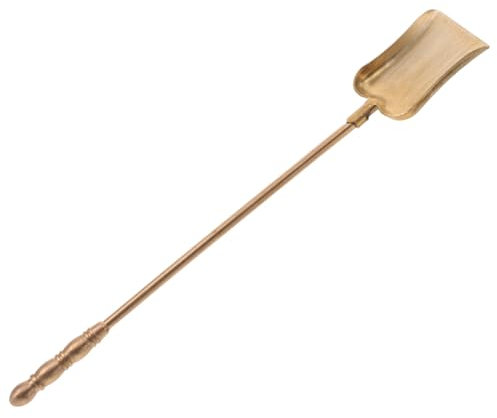 EXQUIMEUBLE Pala Para Estufas Pala De Cobre Resistente Para Limpiar Accesorio Para Ceremonia Del Té