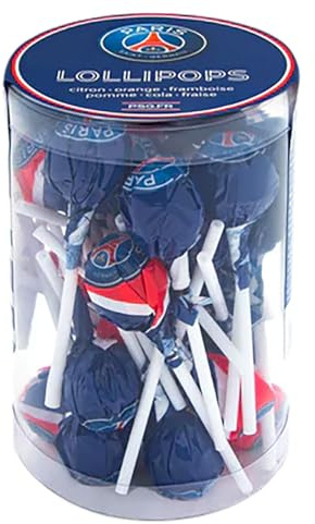 2 boites de 15 sucettes PSG - Collection officielle PARIS SAINT GERMAIN