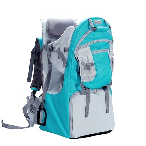 iuscacey Babytrage-Rucksack – Ergonomische Kindertrage zum Wandern, Reisen und für Outdoor-Abenteuer – 6 Monate bis 6 Jahre (bis 30 kg)