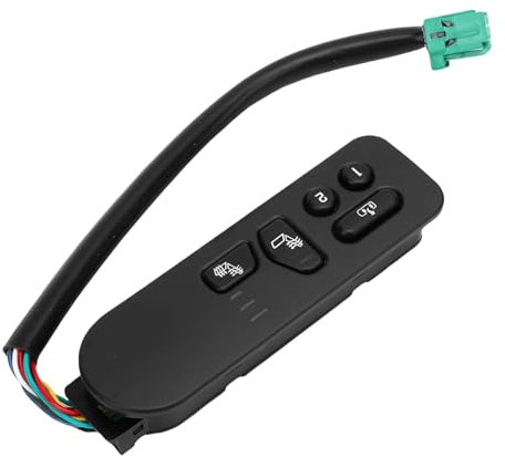 Interrupteur de Chauffage de Siège côté Conducteur 15116863 15169669 15179137 Remplacement avec Fonction Mémoire en un Toucher pour 1500 2500 3500 Classic 2003-2007