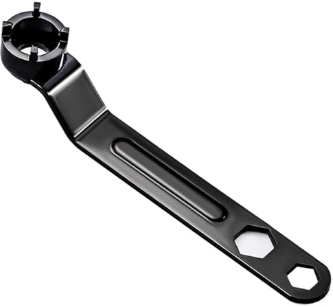 Angle Grinder Wrench, Tool Key Spanner, 5.98in Four Claw Locking Design, Anti Slip Ergonomic Handle, Durable Steel Build for Construction, Electrical Maintenance, Industrial Repair