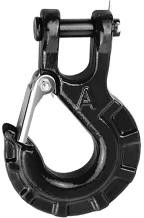 BMLGPGBCDW Voiture Crochet Remorque Treuil Treuil 3/8 Pouce avec Remorque Camion Tracteur Transport Treuil Remorquage Crochet Remorque Connexion Remorquage Accessoires(Noir)