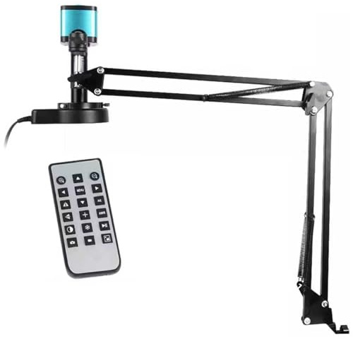 Microscope Numérique, Microscope De Soudage HDMI, Loupe Industrielle 150x, Caméra Ultra HD 4K 16 MP, avec Éclairage Annulaire Et Bras Flexible, for L'observation, Le Soudage Et Les