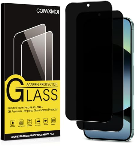 Coiwxmoi Privacy Pellicola Protettiva per Xiaomi Redmi Note 14 5G/4G 2 Pezzi Vetro Temperato Anti-spia Durezza 9H Senza Bolle Anti-Graffio Ultra Resistente Anti-Spy Anti-Impronta Protezione Schermo