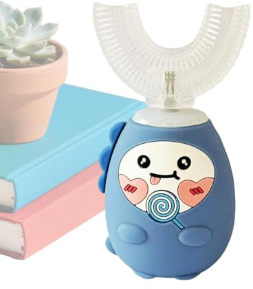 Youngwier Spazzolino Da Denti Bambini A Forma Di U - Spazzolino Elettrico a U con 3 Modalità e Timer - Strumento Di Pulizia Denti Per Bambini | Adatto a Viaggio, Casa, Scuola, Hotel, Ragazzi e Ragazze