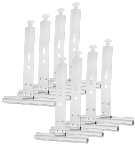 QUARKZMAN 8 pcs Ressort de suspendu pour volet roulant, mini ressorts pour volet roulant à queue d'aronde fendue, ressort de suspendu en acier pour lames de stores enrouleurs