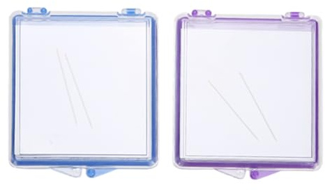 Generic Magnetisk Nålkuddset 2st Kompakt och Lätt Multifunktionell Förvaring för Nålar och Nålar Plastfodral