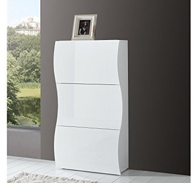 möbelando Schuhschrank Schuhkommode Schuhkipper Schuhablage Schrank Flur Diele Onda I