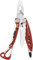 Leatherman Multi-Tools Medium SKELETOOL RX RED Utensile multifunzione, richiudibile, 7 attrezzi in uno, in confezione Box