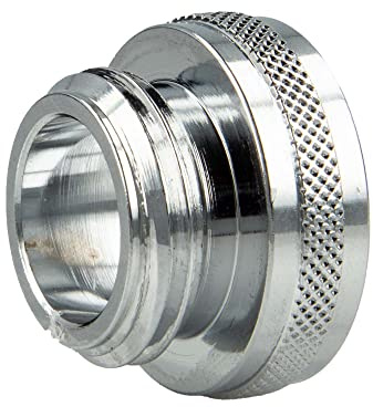tecuro Adapter Reduzierstück M24 x 1 IG auf 1/2 Zoll AG Schlauchanschluss Messing hochglanzverchromt