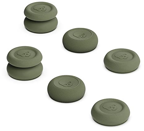 6 Pieces Controller Thumb Grip Joystick Cap for Xbox One Xbox Series X Series S,Silicone Thumbstick Grip Cover (Green)