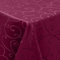 Homaxy Tischdecke Abwaschbar Rechteckig 130x160cm Polyester Tischtuch Tafeldecke Jacquard Tischwäsche Ornamente Schmutzabweisend Pflegeleicht, Weinrot