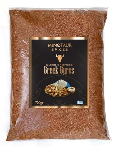 Minotaur Spices | Greek Gyros 700 g | Gyros mix di spezie per carne di maiale in busta