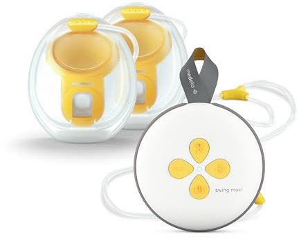 Medela Swing Maxi Hands-free Breast Pump | Easy, Intuitive, Ideal for On The Go Double Electric Hands free Breast Pump