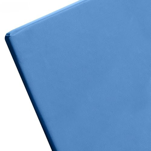 WHOROB 5cm Dicke Wasserfest Sitzkissen Outdoor, Sitzauflage Sitzkissen Bank, rutschfeste Waschbare Bankauflage Bankkissen, Sitzpolster Bank Für Gartenbank Fensterbank Innen,Sky Blue,200x40cm