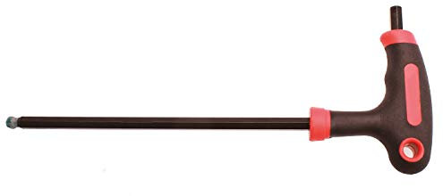 BGS Diy 7882-2.5 | T-Handle L-Type Wrench | internal Hexagon / internal Hexagon with Ball Head | 2.5 mm