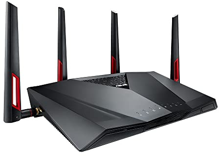 ASUS RT-AC88U - Routeur gaming Gigabit double bande Wi-Fi-AC3100 avec MU-MIMO, AiProtection par TrendMicro pour sécuriser votre réseau, technologie AiMesh et l'accélérateur de jeux WTFast