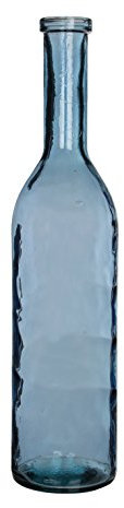Mica Decorations Rioja 241751 Bouteille en Verre Bleu Clair 18 x 18 x 75 cm
