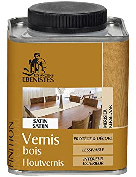 Vernis Bois Satine 250ml Merisier - Les anciens ébénistes